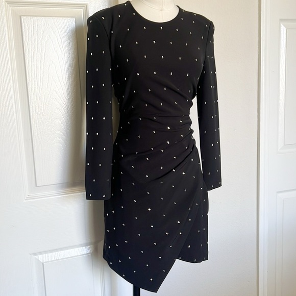 A.L.C. Lana Studded Long-Sleeve Mini Dress - Picture 5 of 12